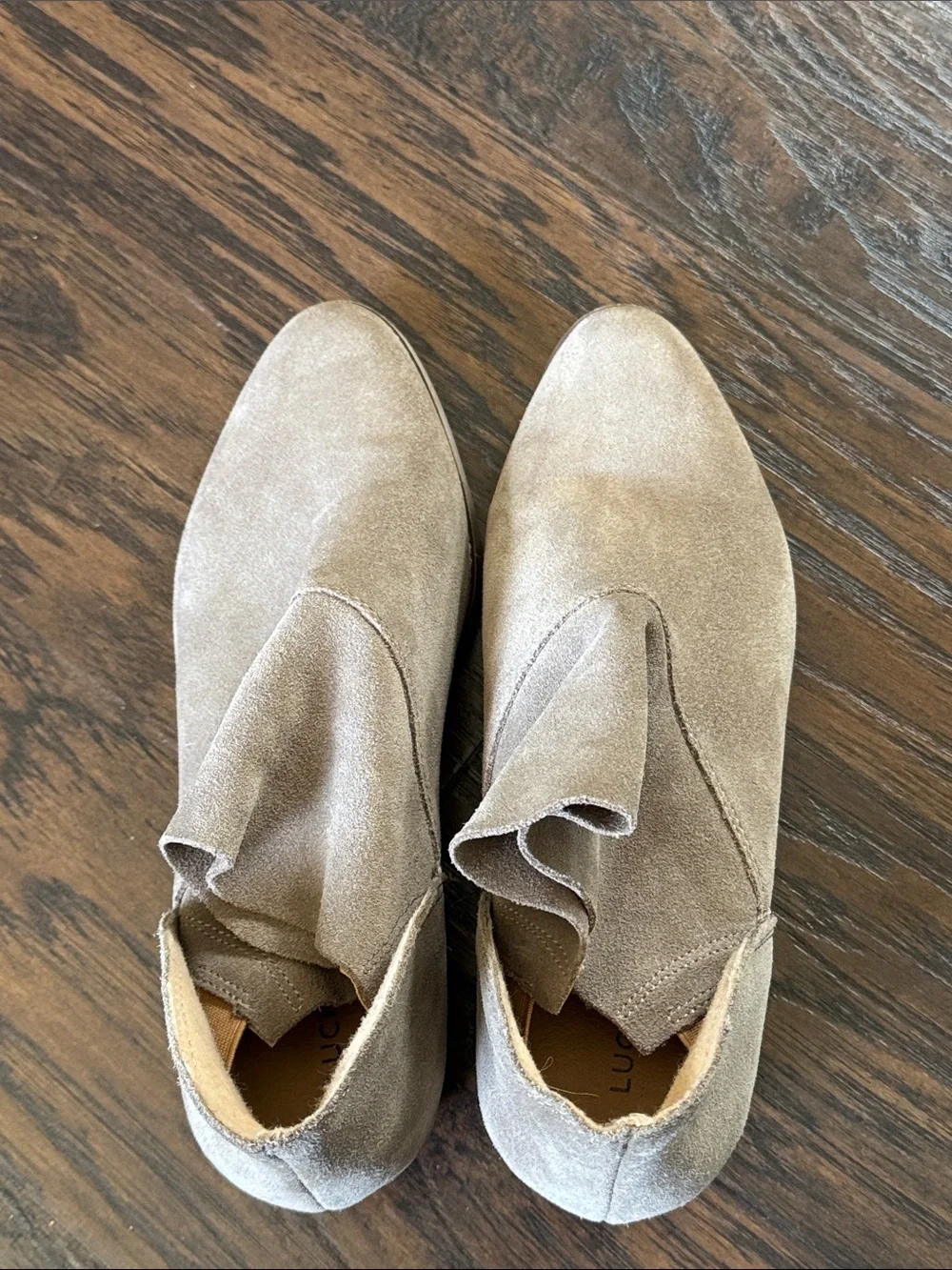 Lucky Brand suede ankle